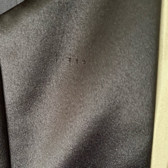 🆕 Dead Stock! VTG SCOTT McCLINTOCK Black and Champagne Strapless Ball Gown 12 - Picture 9 of 14